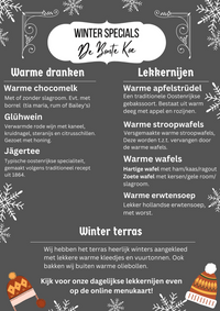 Winter menukaart